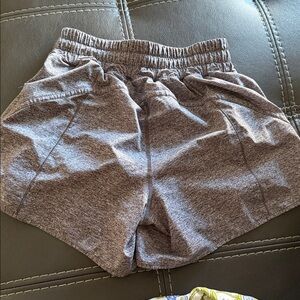 lululemon athletica Heather Gray Athletic Running Shorts size 6